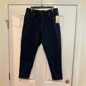 NWT ~ MICHAEL Michael Kors Izzy Cropped Jeans. Sz  16